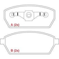 PASTILHA DE FREIO DIANTEIRO WILLTEC - PW798 -
