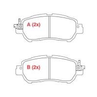PASTILHA DE FREIO DIANTEIRO WILLTEC - PW966 -