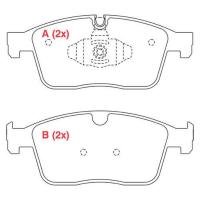 PASTILHA DE FREIO DIANTEIRO WILLTEC - PW972 -