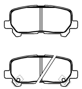 PASTILHA DE FREIO TRASEIRA ECOPADS - ECO1563 -