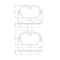 PASTILHA DE FREIO TRASEIRA FRAS-LE - PD/1448 -   X6