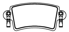 PASTILHA DE FREIO TRASEIRO ECOPADS - ECO1211 -