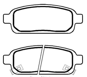 PASTILHA DE FREIO TRASEIRO ECOPADS - ECO1490 -