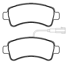 PASTILHA DE FREIO TRASEIRO ECOPADS - ECO1577 -