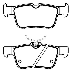 PASTILHA DE FREIO TRASEIRO ECOPADS - ECO1624 -