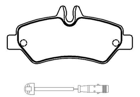PASTILHA DE FREIO TRASEIRO ECOPADS - ECO1625 -