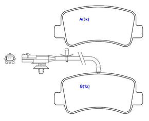 PASTILHA DE FREIO TRASEIRO SPEED BRAKE - SNA-903 - PASTILHA DE FREIO TRASEIRO SPEED BRAKE - SNA-903 -