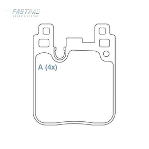 PASTILHA DE FREIO TRASEIRO TRW - RCPT13790 SISTEMA BOSCH
