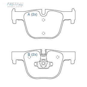 PASTILHA DE FREIO TRASEIRO WILLTEC - FP1009