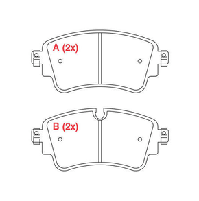 Pastilha De Freio Traseiro A4 Avant A5 A8 Q7 Willtec  Pw1001