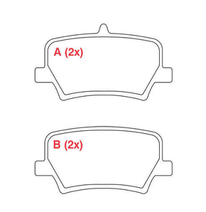 PASTILHA DE FREIO TRASEIRO WILLTEC - PW1027