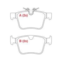 PASTILHA DE FREIO TRASEIRO WILLTEC - PW261 -