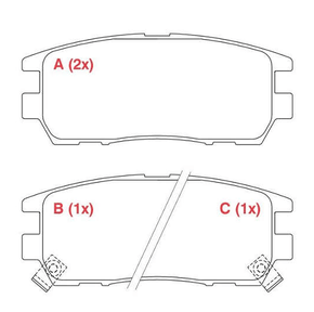 PASTILHA DE FREIO TRASEIRO WILLTEC - PW425 - NEON STRUS
