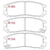 PASTILHA DE FREIO TRASEIRO WILLTEC - PW861 -