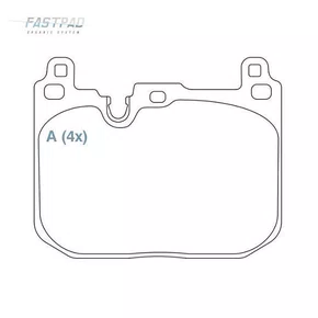 PASTILHA FREIO BMW