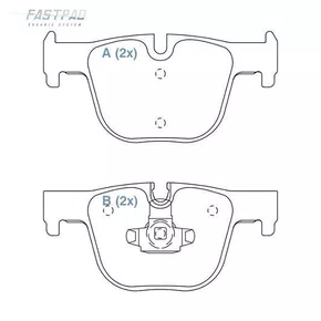 PASTILHA FREIO BMW