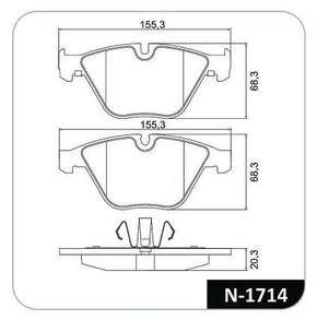 PASTILHA DE FREIO WILLTEC - PW412C - HOGGAR