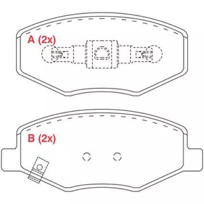 Pastilha de Freio da Chery CHE4W