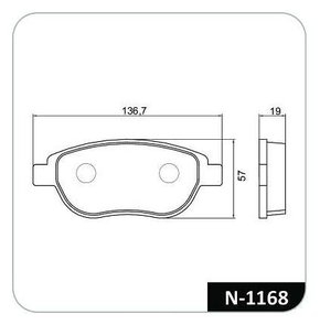 PASTILHA FREIO CHERY CHE3F