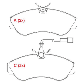 PASTILHA DE FREIO FIAT - Sinter