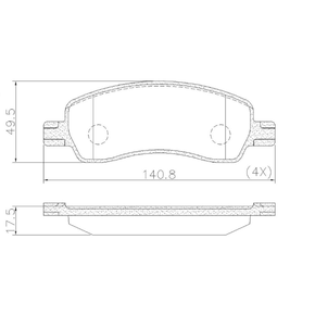 PASTILHA DE FREIO FI - Fras le