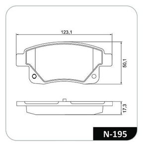 PASTILHA FREIO FORD FO10C