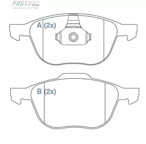 PASTILHA FREIO FORD FO23W
