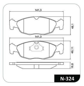 PASTILHA FREIO FORD FO32C
