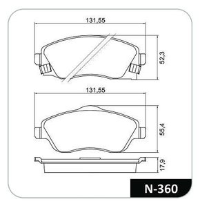 PASTILHA FREIO GM G8LF