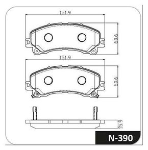 PASTILHA FREIO GM G13S