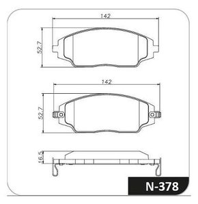 PASTILHA FREIO GM G33T