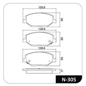 PASTILHA FREIO GM G3S