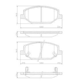 PASTILHA FREIO GM G4C