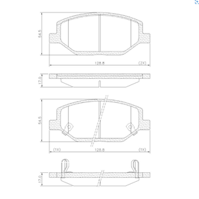 PASTILHA FREIO GM G4F