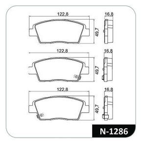 PASTILHA FREIO HYUNDAI HY9C