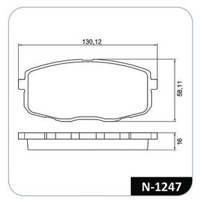 PASTILHA FREIO HYUNDAI HY4E