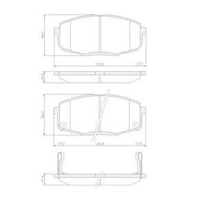 PASTILHA FREIO HYUNDAI  HY6L