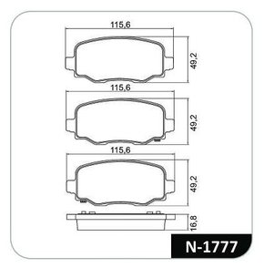PASTILHA FREIO JEEP J1C