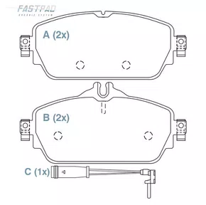 PASTILHA FREIO MB  MB9W