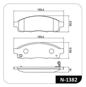PASTILHA FREIO MITSUBISHI MI1C