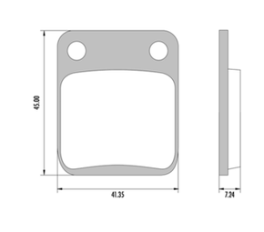PASTILHA FREIO MOTO HONDA