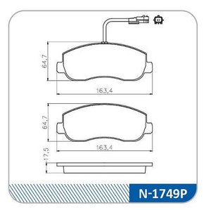 PASTILHA FREIO NISSAN N4C