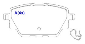 Pastilha Freio Peugeot  P6s