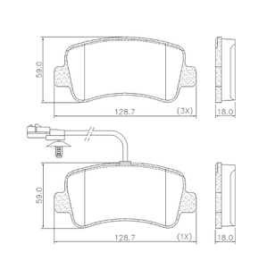 PASTILHA FREIO RENAULT R13C