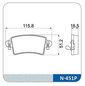 PASTILHA FREIO PEUGEOT P9LF