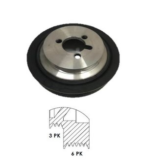 Polia Do Virabrequim Triade - T-472 - 208 \ C3 