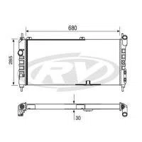 RADIADOR AGUA GM  G1V