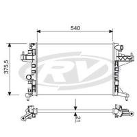 RADIADOR VISCONDE - 12233