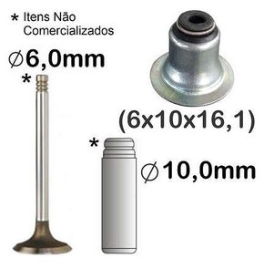 Retentor Valvula Peugeot  (jg 16 Pçs)