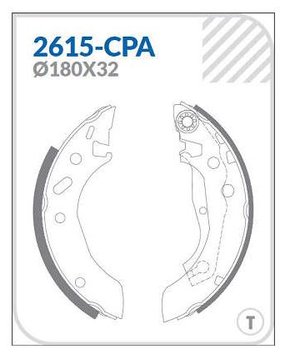 SAPATA C/ LONA FORD FO10C